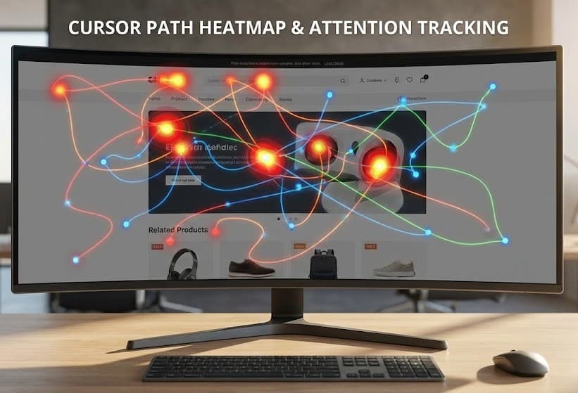 Cursor Paths Heatmaps